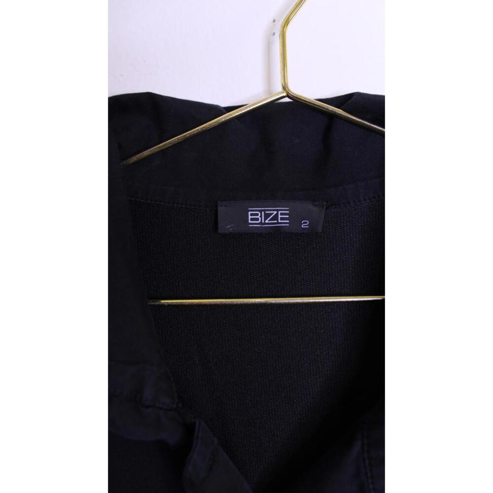 BIZE Black Button Front Modern Maxi Dress - Small - Picture 4 of 5